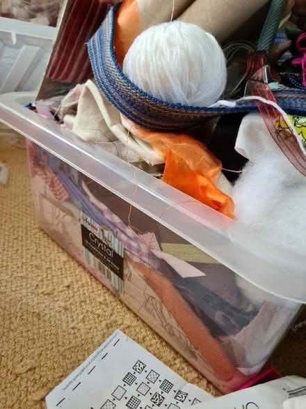 Photo of free Fabric, velcro, pattern and more (melksham SN12) #1