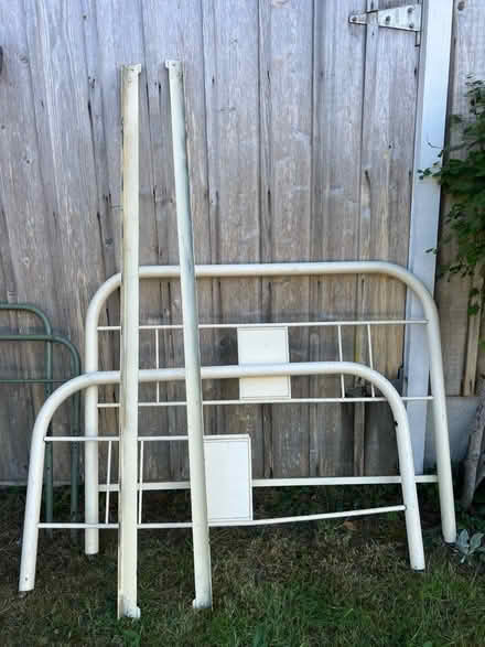 Photo of free vintage metal bed frame-full (Nordland) #3