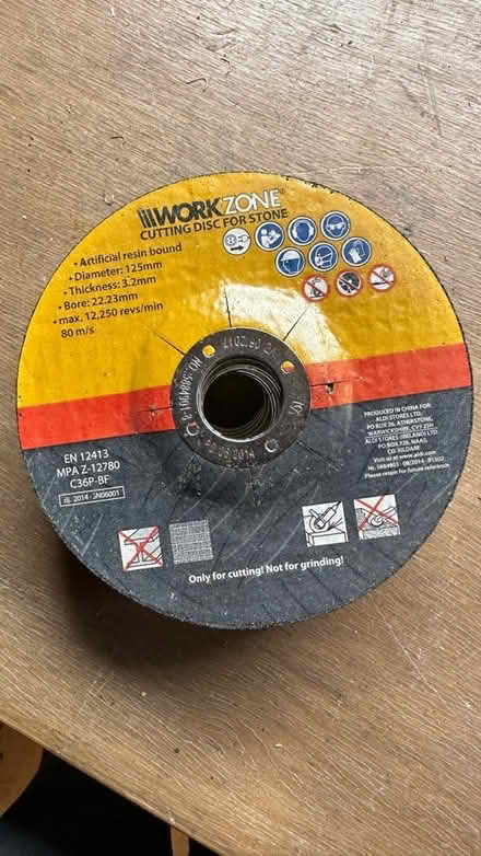 Photo of free Metal & stone cutting disks (Cransley nr Kettering NN14) #1