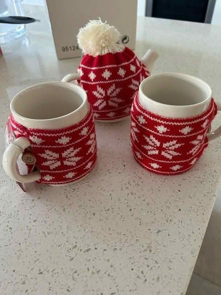 Photo of free Tea pot and mug set (Royston, by the station (SG8)) #1