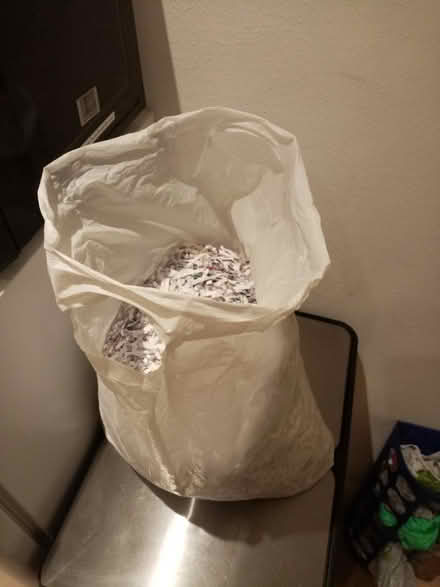 Photo of free Shredded paper for projects (Crystal Palace) #2