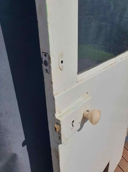 Photo of free Heavy external wooden door 1940's (BR6) #2