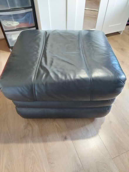 Photo of free Leather ottoman (GL51) #2