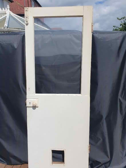Photo of free Heavy external wooden door 1940's (BR6) #3