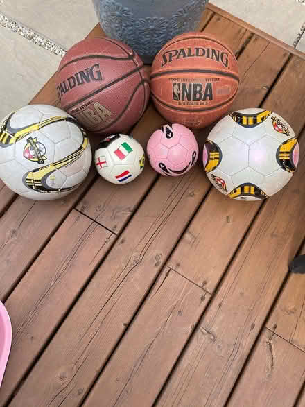 Photo of free Soccer/basket balls (Markham, ontario) #1