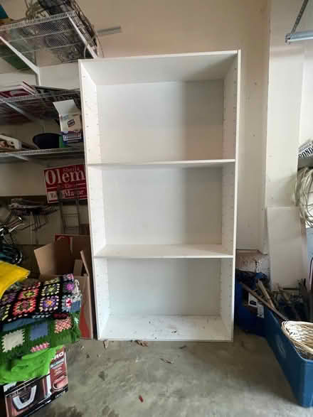 Photo of free Tall wood shelves (Bowers Ln & Spring St) #1
