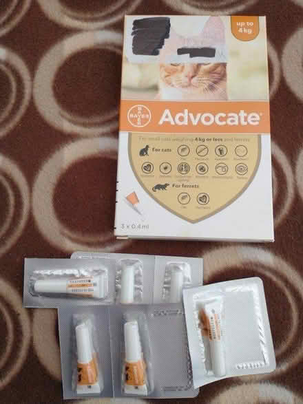 Photo of free Advocate up to 4kg for cats (Salfords, Redhill RH1 5) #1