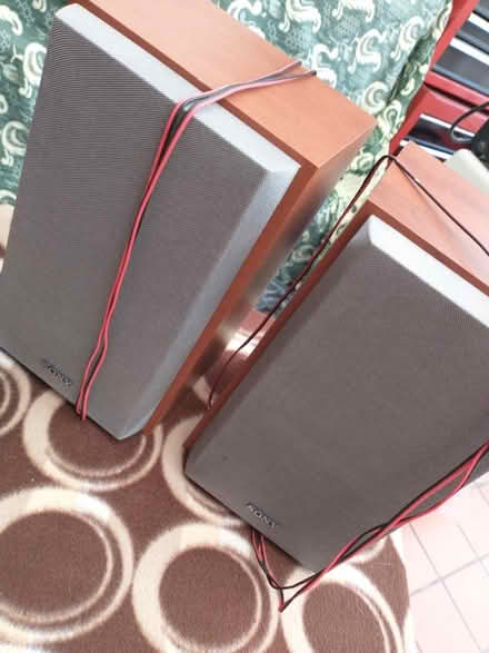 Photo of free Small Sony speakers (Salfords, Redhill RH1 5) #1