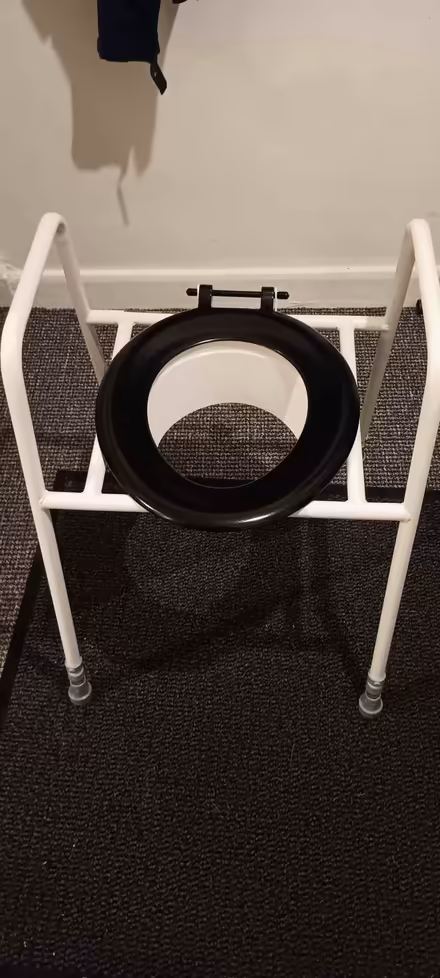 Photo of free Adjustable toilet seat raiser with rails (Hala LA1) #4