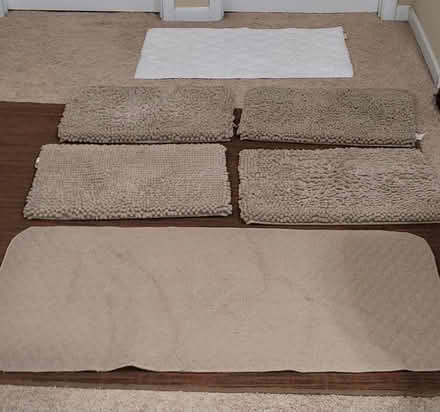 Photo of free Bathroom rugs with rubber backing (Stockbridge-Mt Zion Rd) #1