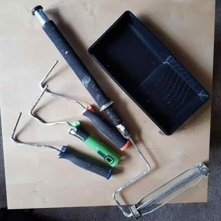 Photo of free Small paint tray + 4 Roller Handles (Handforth SK9) #1