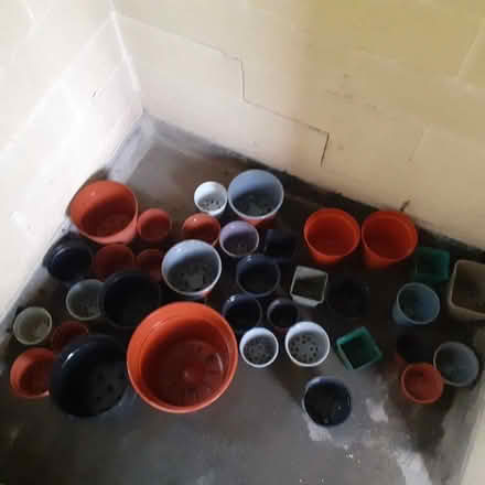 Photo of free Assorted plastic plant pots. (Fairfield Park) #1