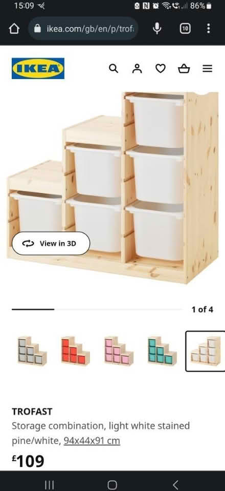 Photo of free IKEA Trofast storage unit (GU51) #1