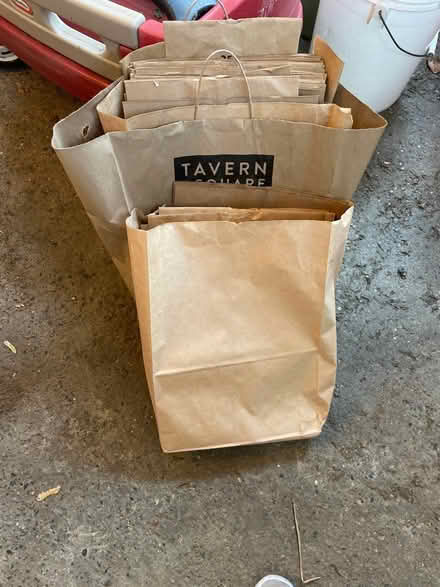 Photo of free Bag of brown bags (Reading, off West st) #1