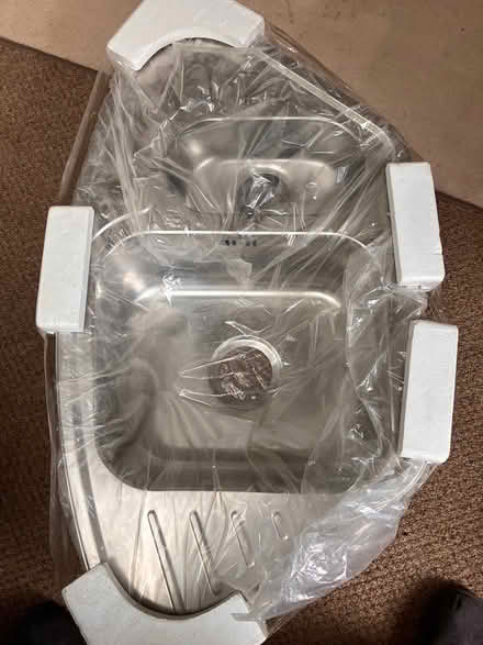 Photo of free Brand new corner kitchen sink (Plumstead Common SE18) #1