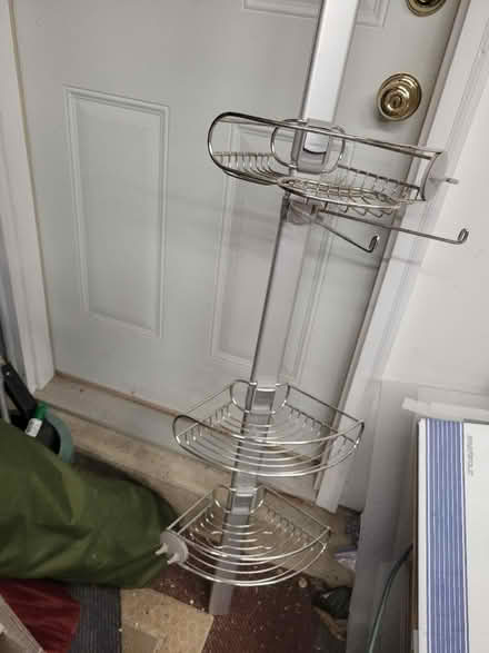 Photo of free Shower pole with 3 shelves (Woodridge) #1