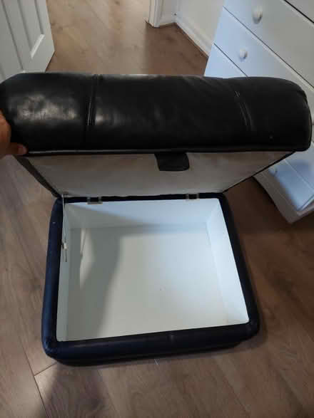 Photo of free Leather ottoman (GL51) #4