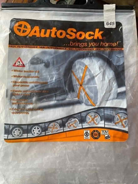 Photo of free Auto sock 645 traction aid for car (West End, Glasgow) #2