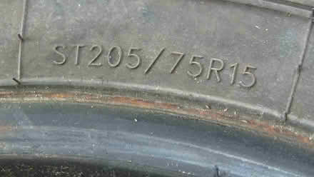 Photo of free ST205/75R15 trailer tire (Eastbrook-Goldenrod) #4