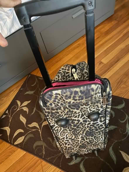 Photo of free leopard duffle bag n yellow bag (Bergenfield NJ) #3