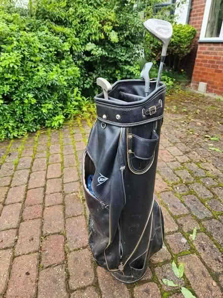 Photo of free Old golf bags with a few clubs (Wood Lanes SK10) #2
