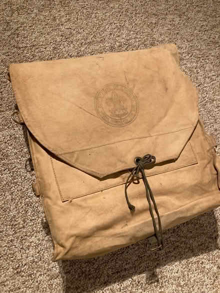 Photo of free Vintage Boy Scout knapsack (South Evanston) #1