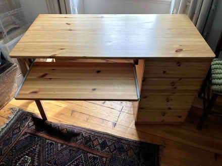 Photo of free Wooden desk (St. Hilary TR20) #1