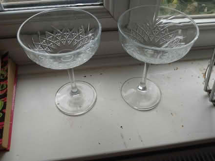 Photo of free 2 champagne saucers (Salt, ST18) #1