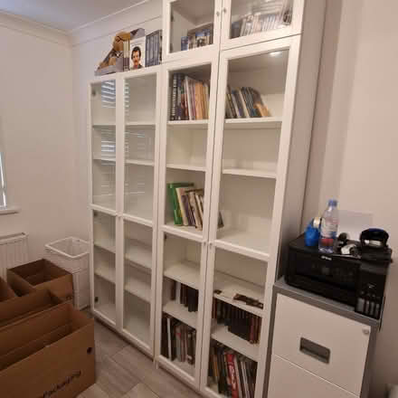 Photo of free 2x Ikea billy bookcases with doors (E17) #1