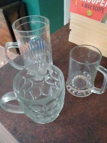 Photo of free 7 glass beer tankards (Salt, ST18) #2
