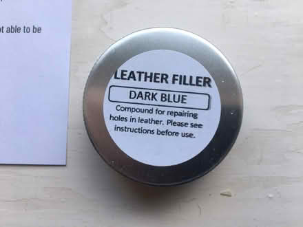 Photo of free Leather Filler Dark Blue (Ashton-on-Ribble PR2) #1