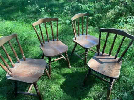 Photo of free Pine Table and chairs for upcycling (Saughall - CH1) #2