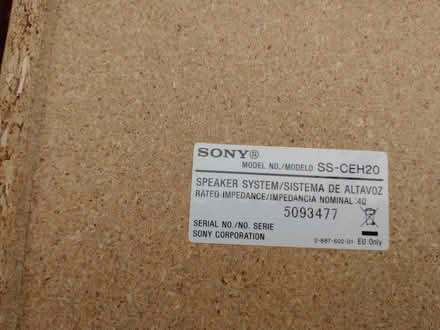 Photo of free Small Sony speakers (Salfords, Redhill RH1 5) #3