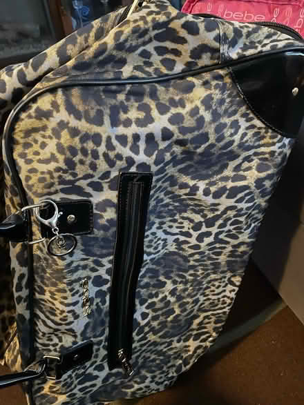 Photo of free leopard duffle bag n yellow bag (Bergenfield NJ) #2