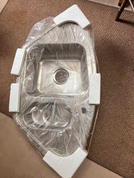 Photo of free Brand new corner kitchen sink (Plumstead Common SE18) #2