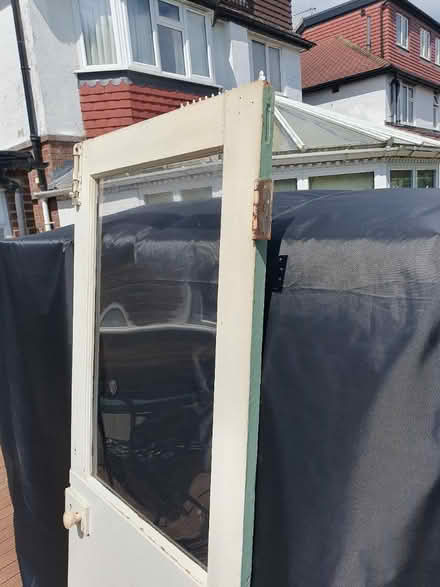 Photo of free Heavy external wooden door 1940's (BR6) #4