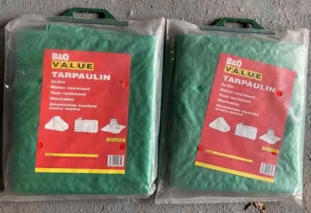 Photo of free B&Q 2mx3m tarpaulin (Sutton Courtenay OX14) #1