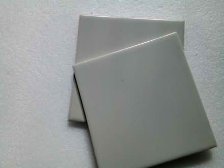 Photo of free ceramic tiles 6" square tiles 13 pale grey (Natland LA9) #1