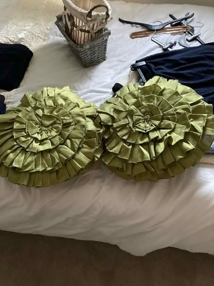 Photo of free Green cushions (Woking Surrey) #1