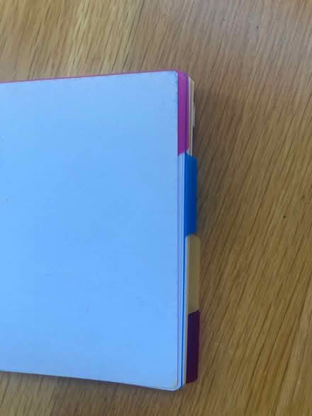 Photo of free Notepad with dividers (SW18) #2