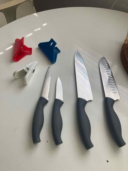 Photo of free Knife set and bag clips (Pasadena) #1