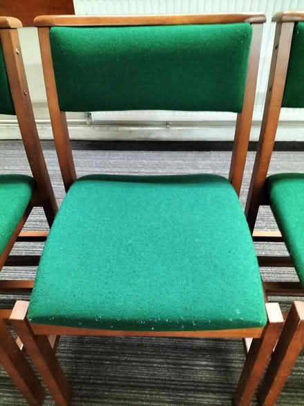 Photo of free 4 wood frame chairs (Arnold NG5) #1