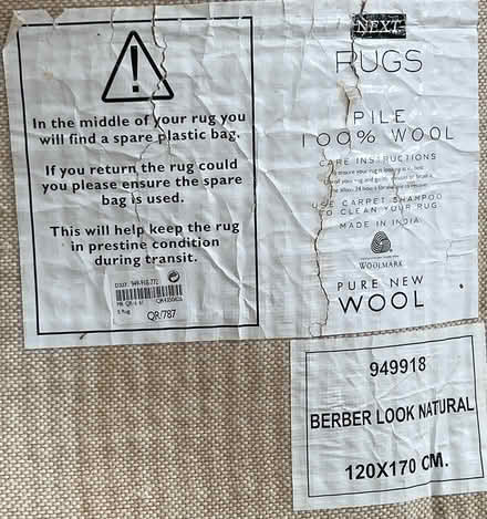 Photo of free Good quality rug (Near Addenbrookes) #2