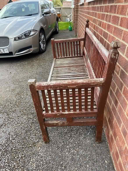 Photo of free Wooden bench (Trowbridge) #3