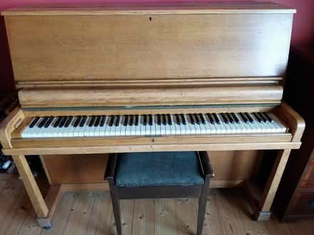 Photo of free Piano & Stool (Cullercoats NE26) #1