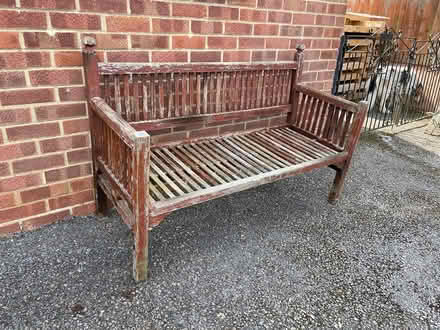 Photo of free Wooden bench (Trowbridge) #2