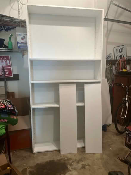 Photo of free Tall wood shelves (Bowers Ln & Spring St) #2