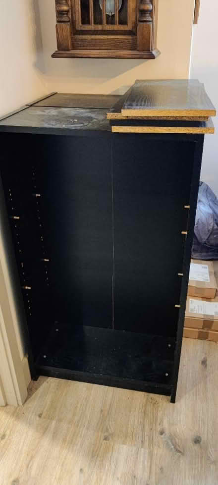 Photo of free 2 x small black bookshelf (Welwyn AL6) #1