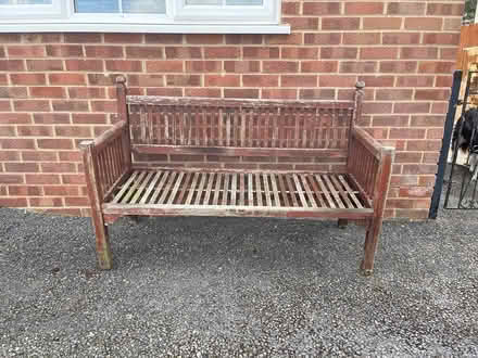 Photo of free Wooden bench (Trowbridge) #1