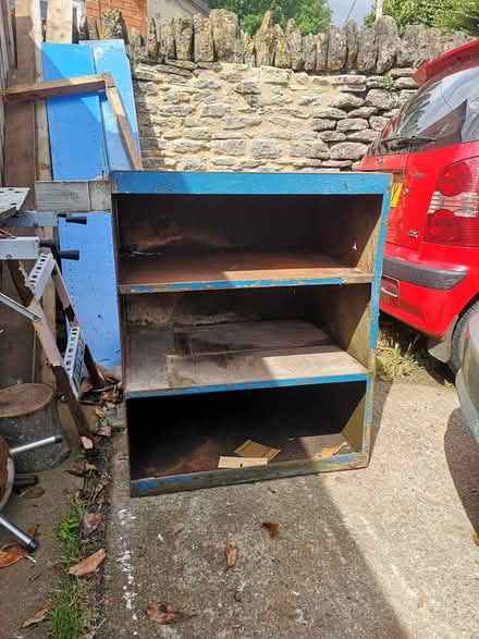Photo of free Steel shelving (rusty) (BA11 Frome) #1
